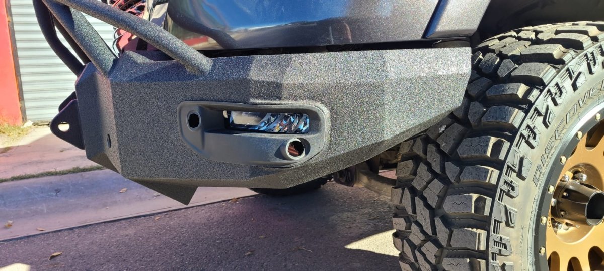 2019 - 2024 RAM 1500 W/ Factory Laramie/Limited Fog Lights Front Bumper | Parking Sensor Cutouts Available