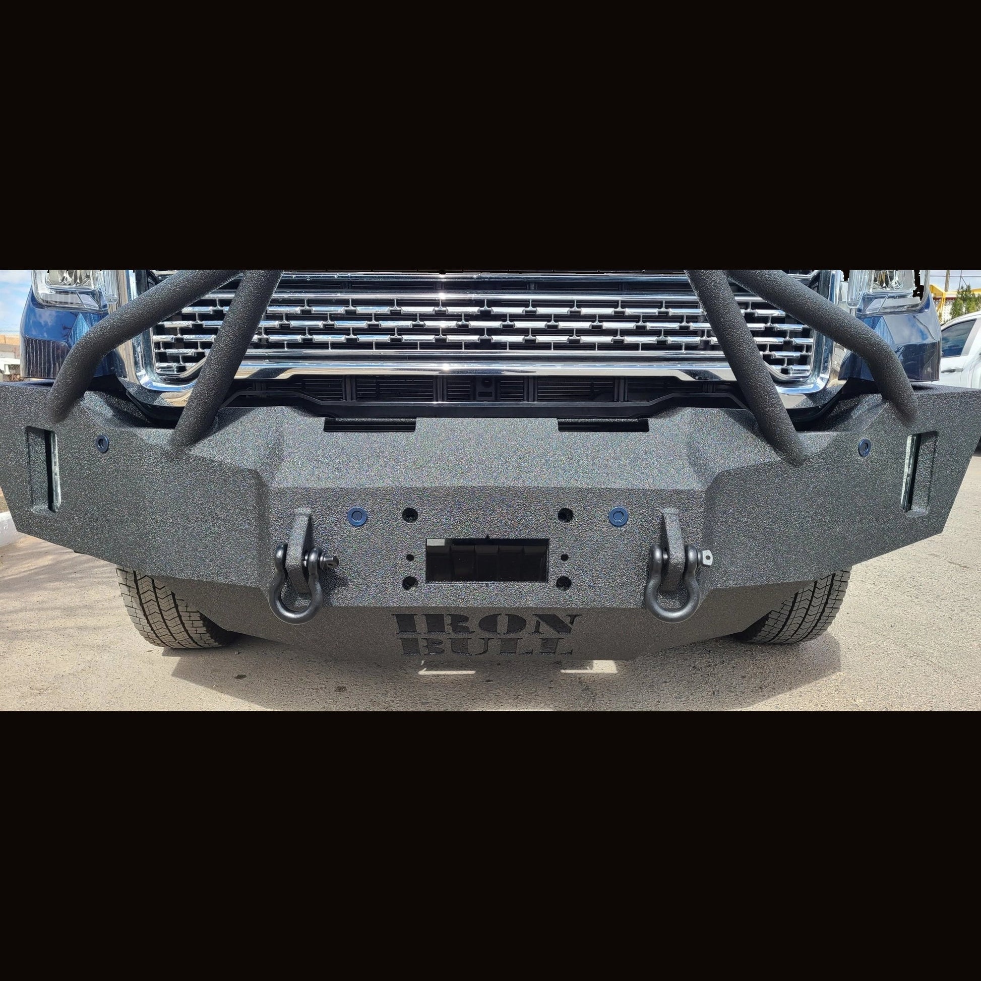 2020-2023 GMC Sierra Denali 2500/3500 Front Bumper With Factory Fog Light Cutouts - Iron Bull BumpersFRONT IRON BUMPER