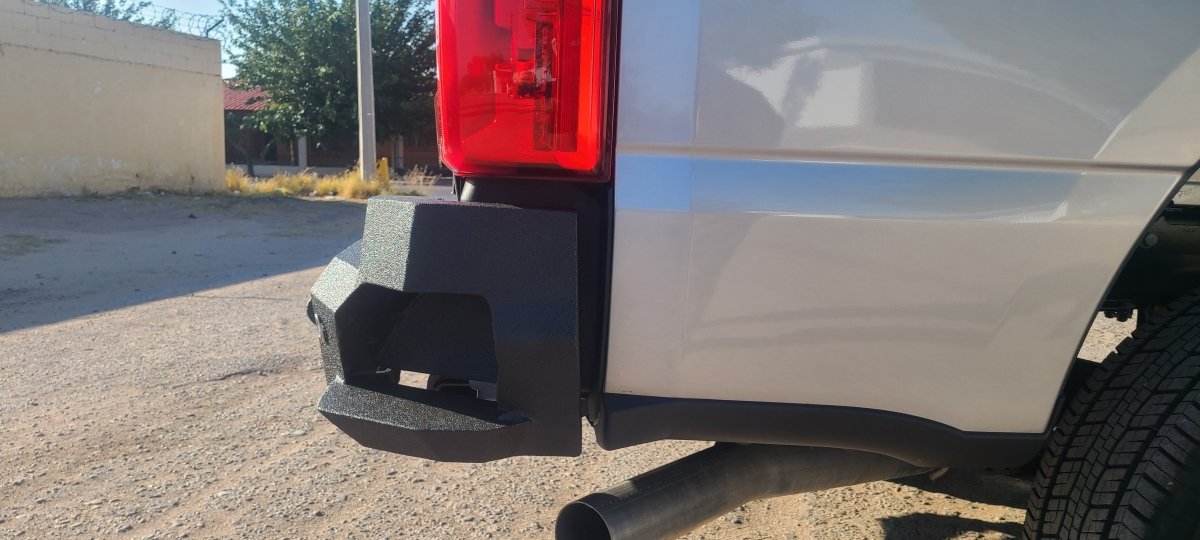 2023 - Present Ford F250/F350 Rear Bumper | Parking Sensor Cutouts Available - Iron Bull BumpersREAR IRON BUMPER