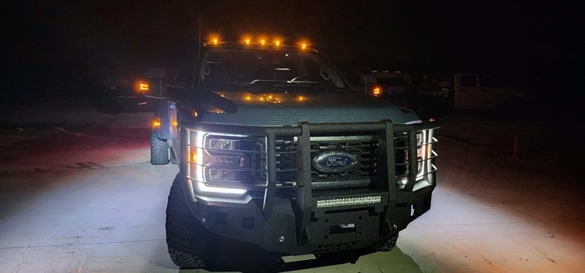 2023 - Present Ford Super Duty F-250/F-350 Front Bumper - Iron Bull BumpersFRONT IRON BUMPER