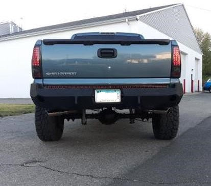 1999-2007 Chevrolet Silverado 1500/2500/3500 Rear Bumper - Iron Bull BumpersREAR IRON BUMPER