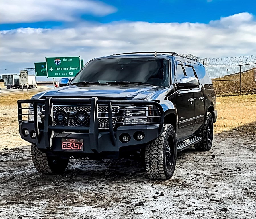 2007-2014 Chevrolet Tahoe / Suburban Front Bumper - Front Truck Winch Bumper