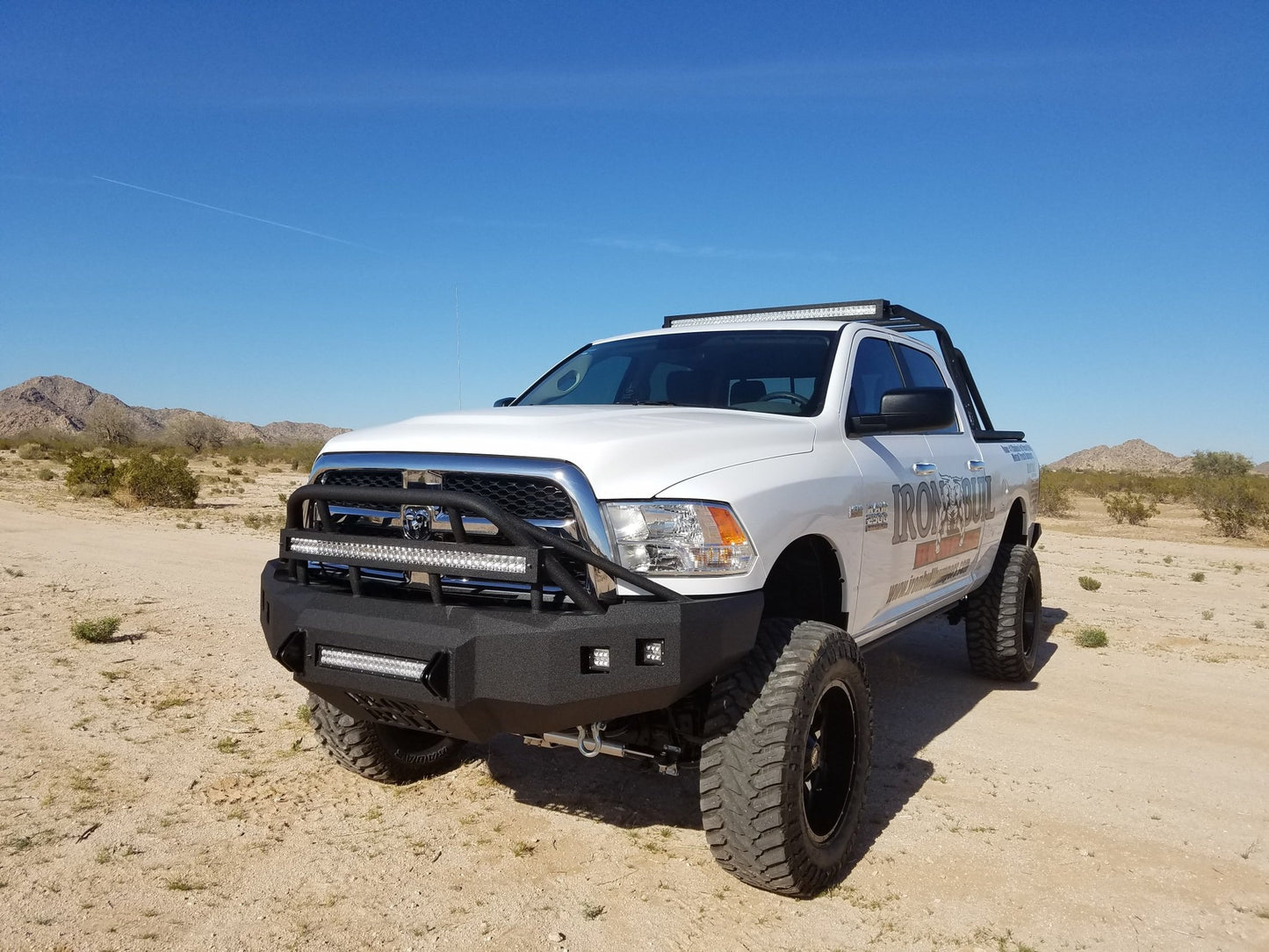 BUMPER ACCESSORY: Curved LED Light Bar - Iron Bull BumpersACCESSORY
