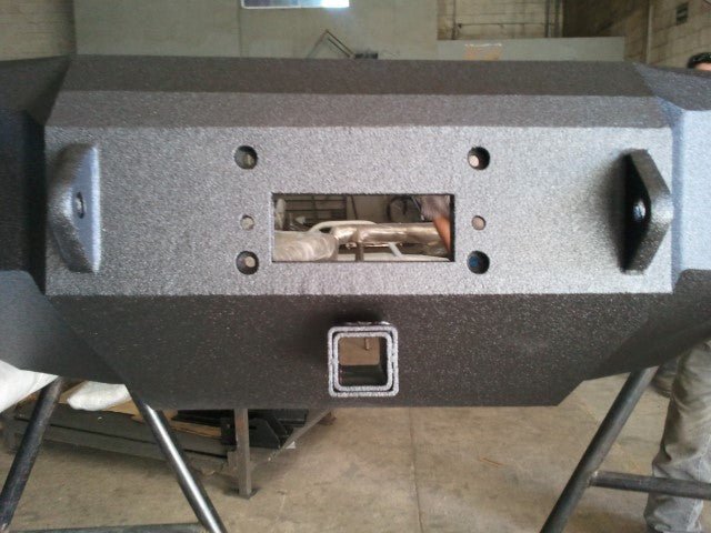 BUMPER ADD-ON: Front Welded Hitch Receiver - Iron Bull BumpersADD-ON
