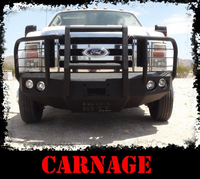 Heavy Duty Grille Guards - Iron Bull Bumpers