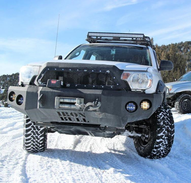 2012-2015 Toyota Tacoma Front Bumper - Iron Bull BumpersFRONT IRON BUMPER