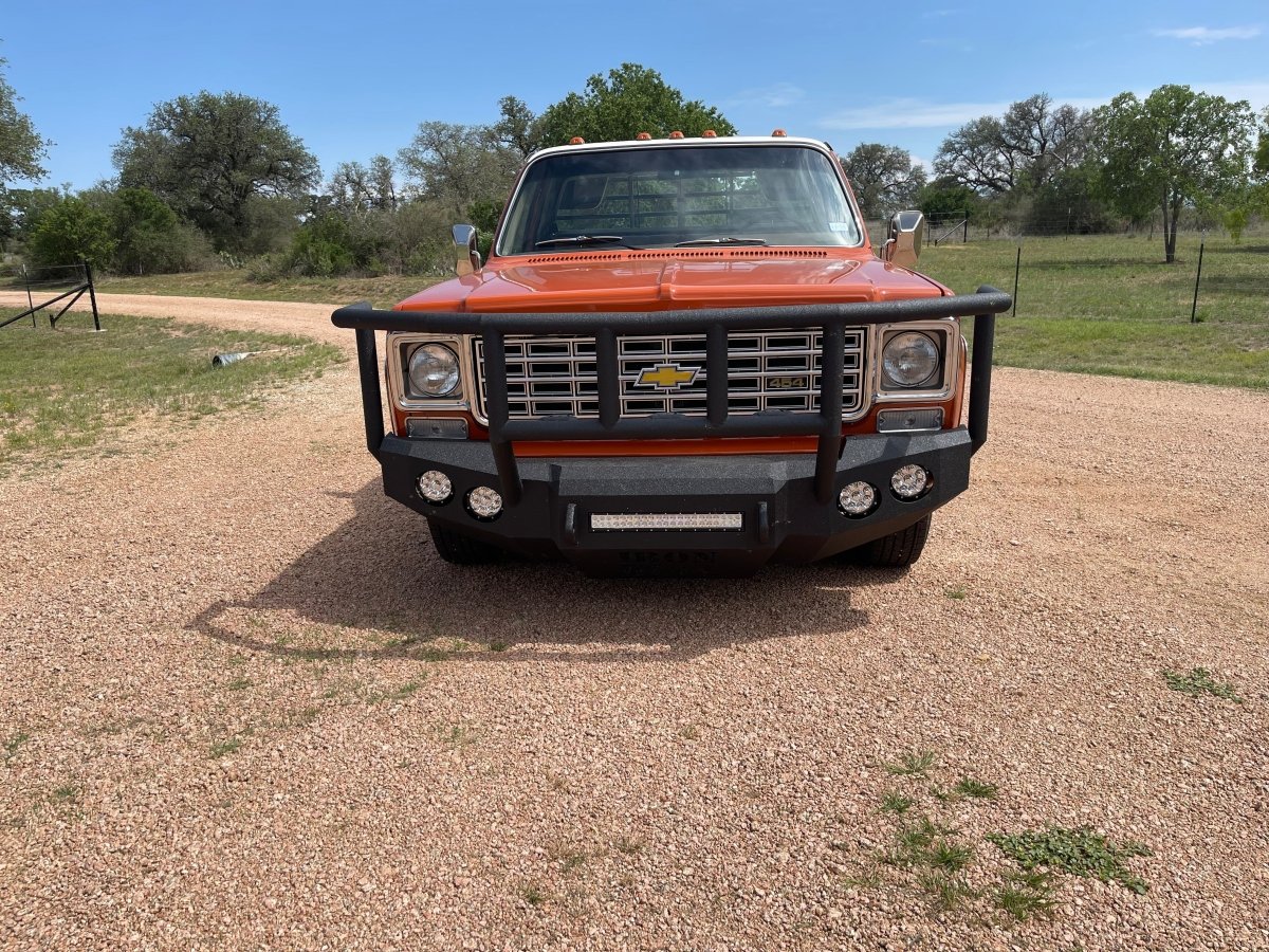 1973 - 1980 Chevrolet K5 Blazer Front Bumper - Iron Bull BumpersFRONT IRON BUMPER