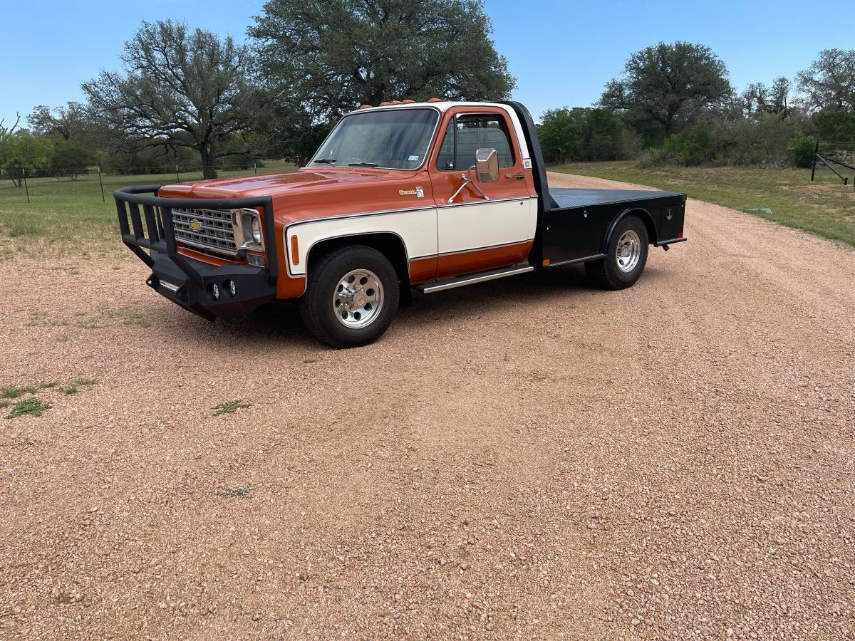1973 - 1980 Chevrolet K5 Blazer Front Bumper - Iron Bull BumpersFRONT IRON BUMPER