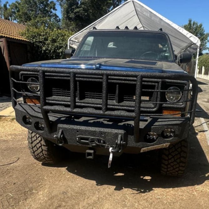 1973 - 1980 GMC Jimmy Front Bumper - Iron Bull BumpersFRONT IRON BUMPER