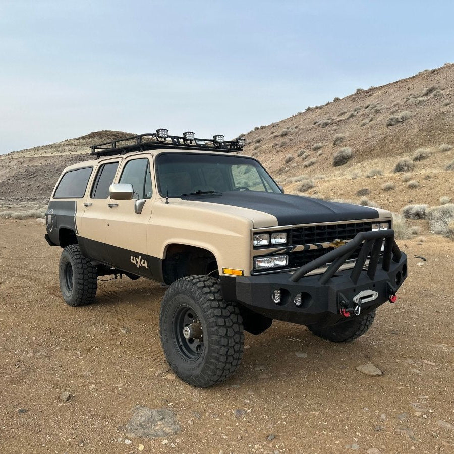 1981 - 1987 Chevrolet Suburban Front Bumper - Iron Bull BumpersFRONT IRON BUMPER