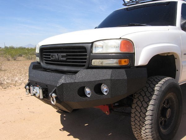 2001 - 2006 GMC Yukon/Yukon XL 2500 (8 Lug Only) Front Bumper - Iron Bull BumpersFRONT IRON BUMPER