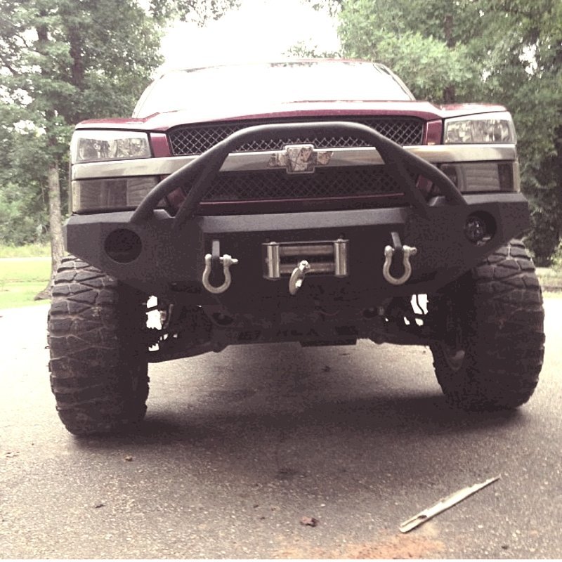2003 - 2006 Chevrolet Avalanche (Non - Cladded) Front Bumper - Iron Bull BumpersFRONT IRON BUMPER