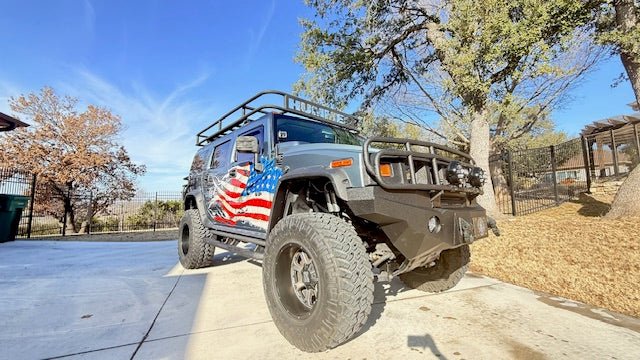 2003 - 2009 Hummer H2 / H2 SUT Front Bumper - Iron Bull BumpersFRONT IRON BUMPER