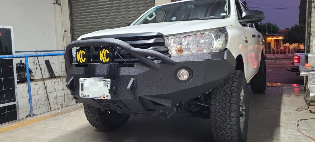 2015 - 2025 Toyota Hilux Front Bumper Base Model Only - Iron Bull BumpersFRONT IRON BUMPER