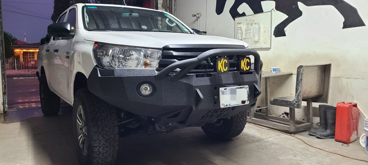 2015 - 2025 Toyota Hilux Front Bumper Base Model Only - Iron Bull BumpersFRONT IRON BUMPER