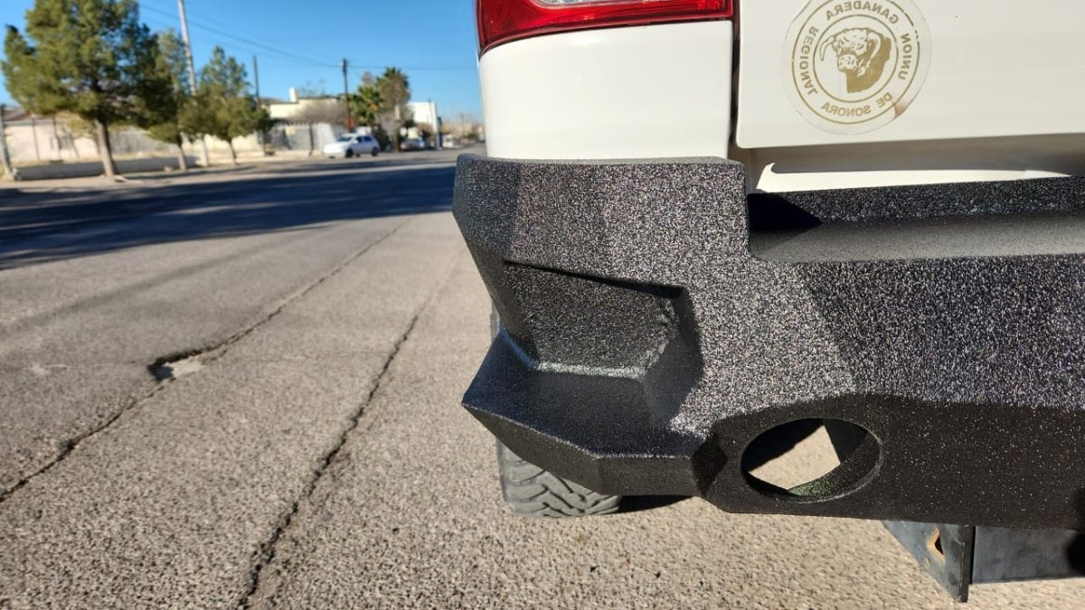 2015 - 2025 Toyota Hilux Rear Bumper Base Model Only w/ Sidesteps - Iron Bull BumpersFRONT IRON BUMPER