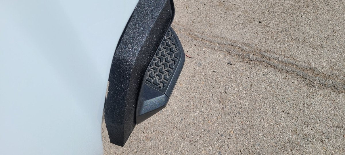 2019 - 2025 GMC Sierra 1500 Rear Bumper Single Exhaust| Parking Sensor Cutouts Available - Iron Bull BumpersREAR IRON BUMPER