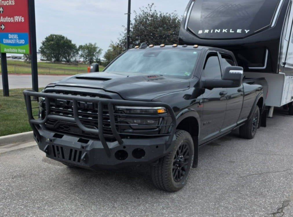 2019 - 2025 RAM 2500/3500 Front Bumper | Parking Sensor Cutouts Available - Iron Bull BumpersFRONT IRON BUMPER