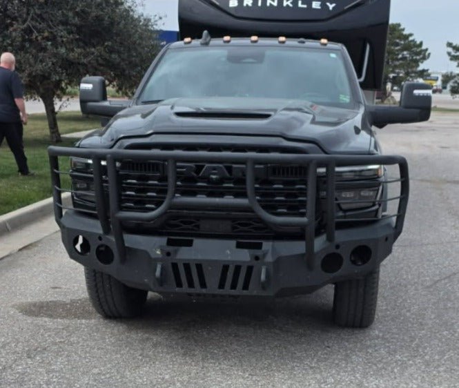 2019 - 2025 RAM 2500/3500 Front Bumper | Parking Sensor Cutouts Available - Iron Bull BumpersFRONT IRON BUMPER