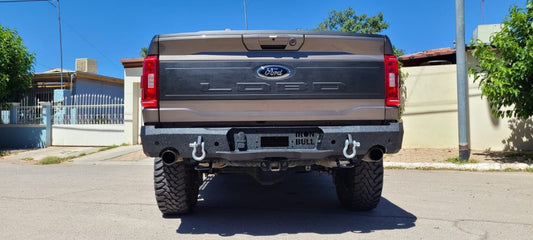 2021 - 2023 Ford F150/F150 Tremor Dual Exhaust Rear Bumper - Iron Bull BumpersFRONT IRON BUMPER