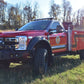 2023 - 2025 Ford Super Duty F - 450/F - 550/F - 600 Front Bumper With Fender Flares Adapter - Iron Bull BumpersFRONT IRON BUMPER