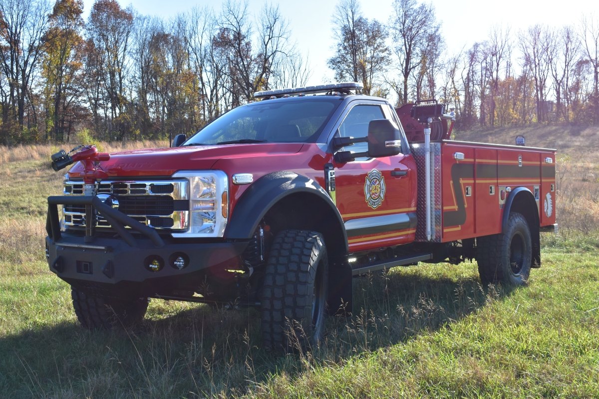 2023 - 2025 Ford Super Duty F - 450/F - 550/F - 600 Front Bumper With Fender Flares Adapter - Iron Bull BumpersFRONT IRON BUMPER