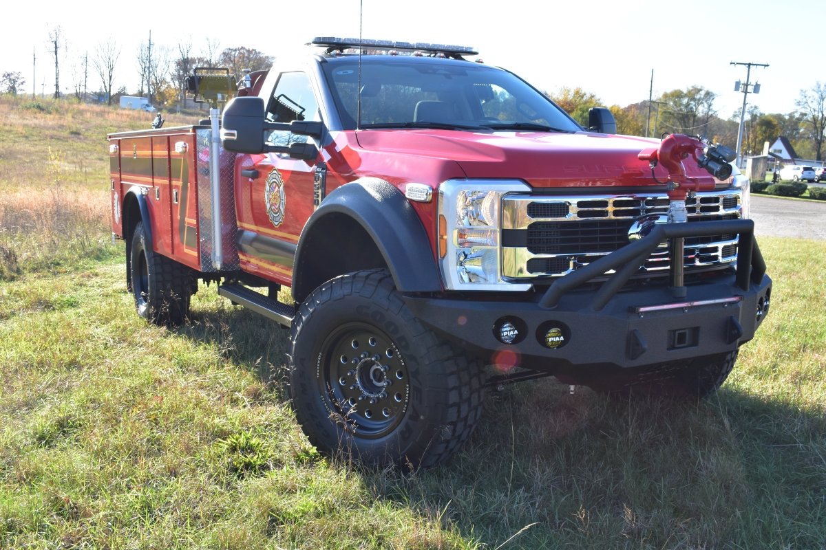 2023 - 2025 Ford Super Duty F - 450/F - 550/F - 600 Front Bumper With Fender Flares Adapter - Iron Bull BumpersFRONT IRON BUMPER