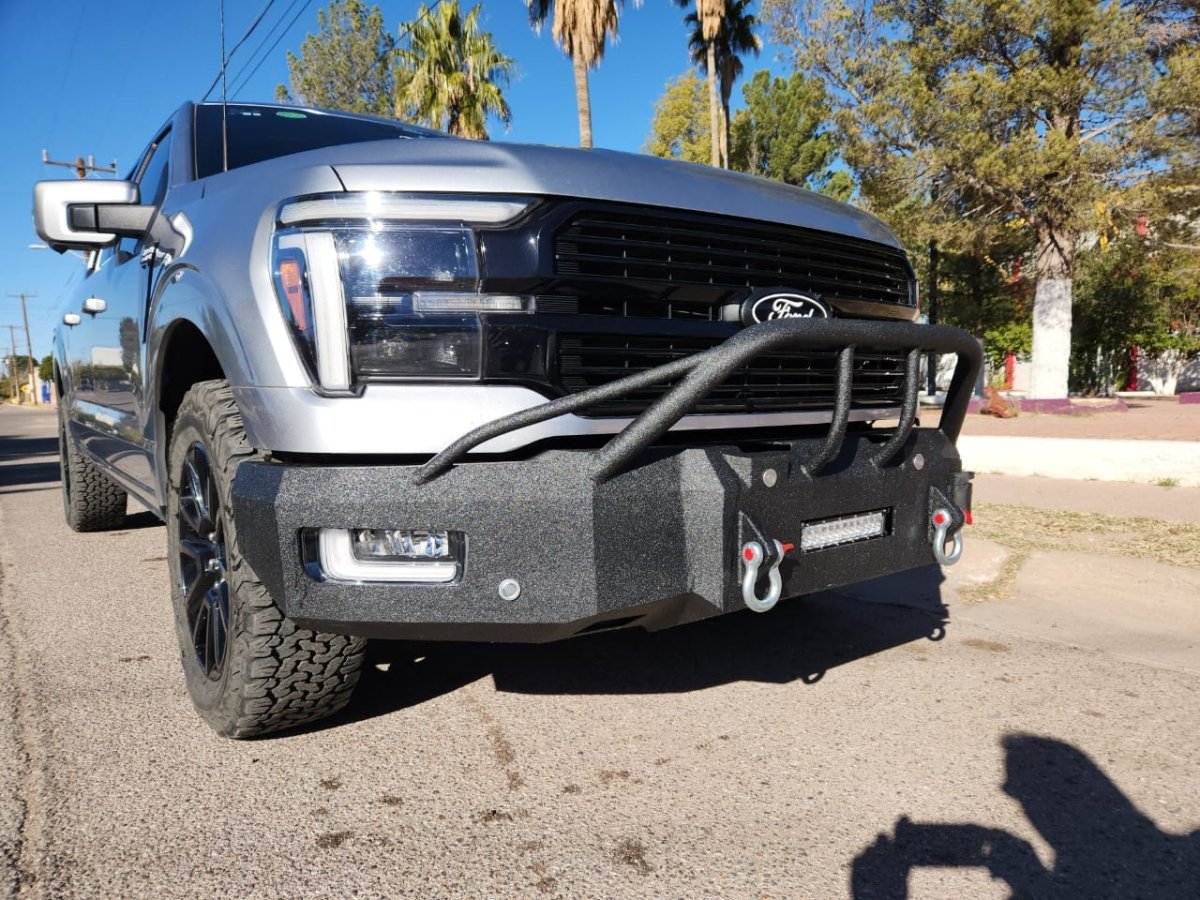 2024 - 2026 Ford F150/F150 Tremor Front Bumper | Factory Fog Light Platinum/King Ranch Only - Iron Bull BumpersFRONT IRON BUMPER