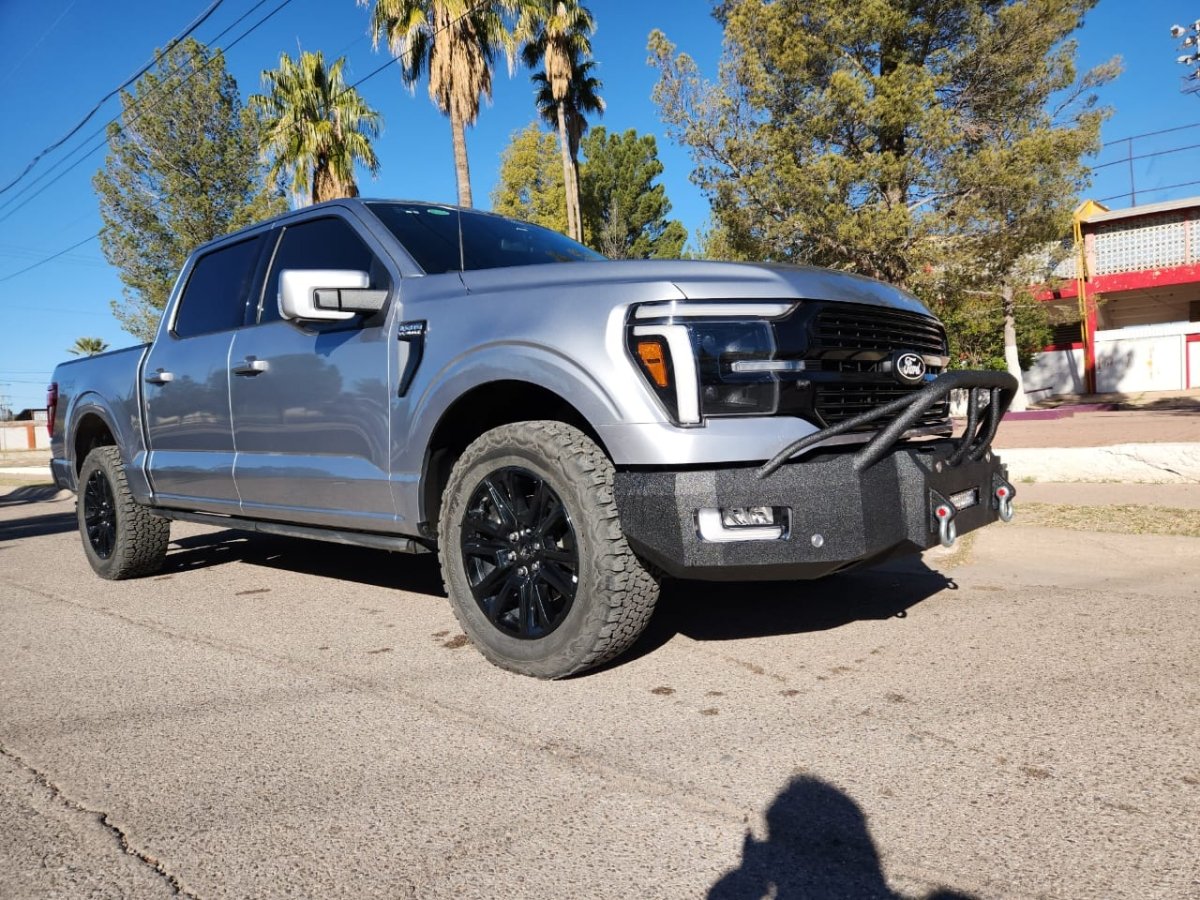 2024 - 2026 Ford F150/F150 Tremor Front Bumper | Factory Fog Light Platinum/King Ranch Only - Iron Bull BumpersFRONT IRON BUMPER