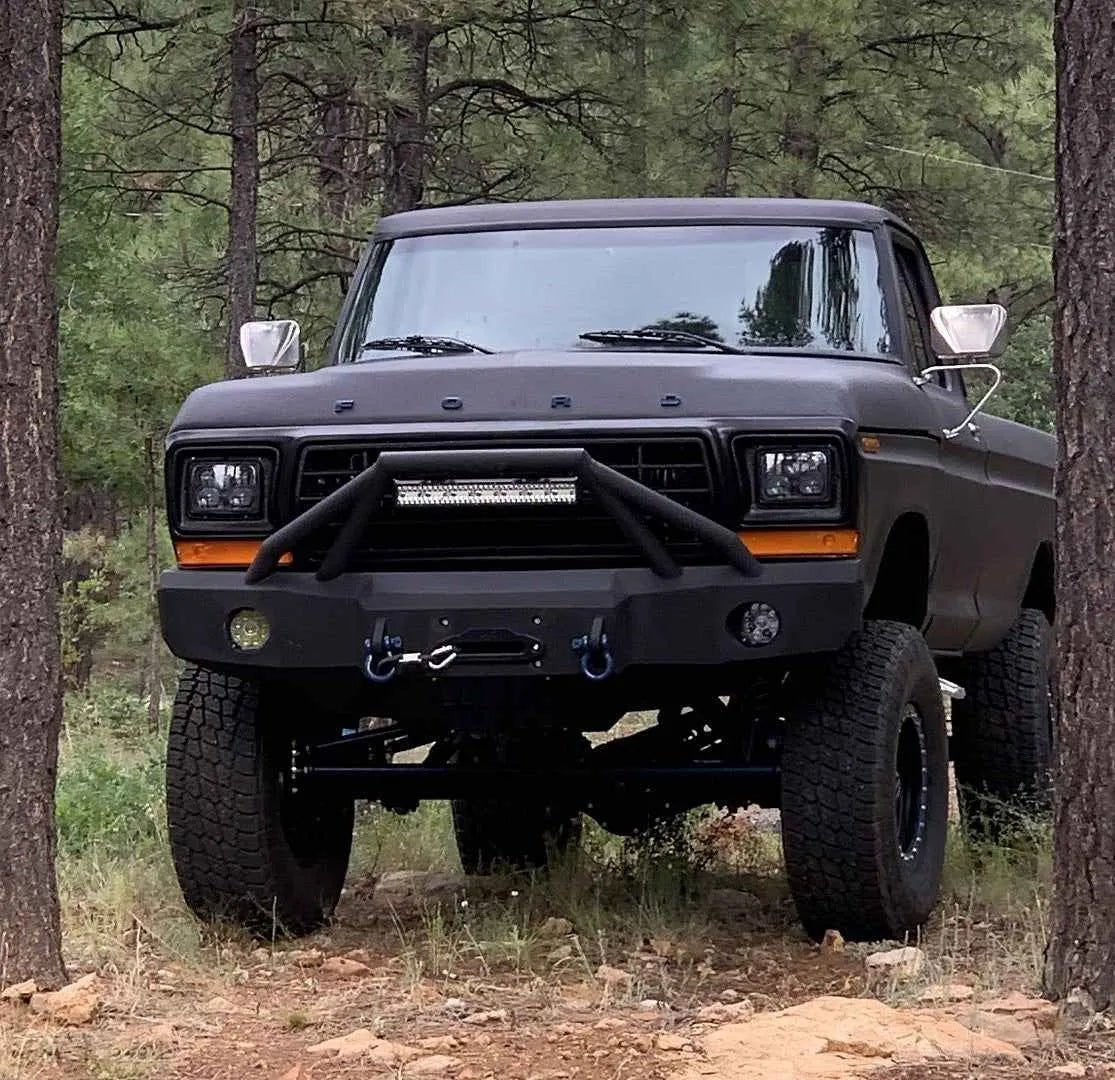 1973-1979 Ford F150 Front Bumper - Iron Bull BumpersFRONT IRON BUMPER