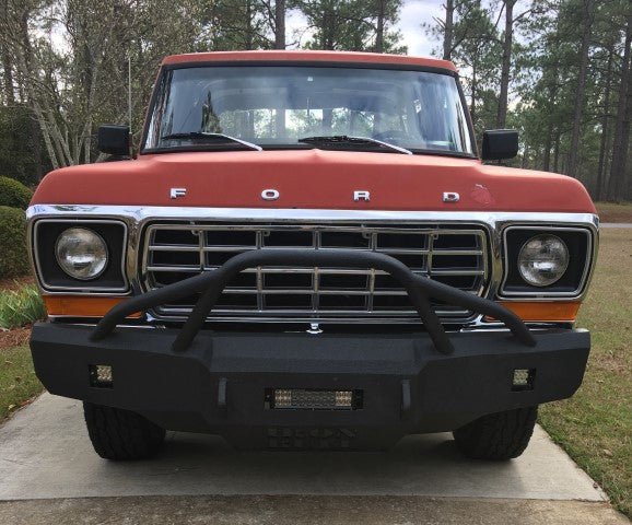 1973-1979 Ford F250/F350 Front Bumper - Iron Bull BumpersFRONT IRON BUMPER