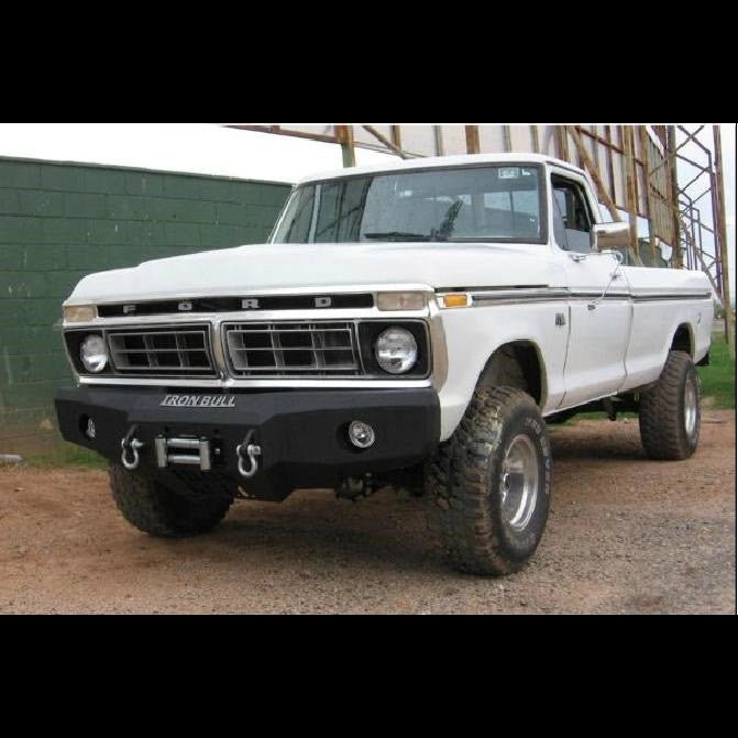 1973-1979 Ford F250/F350 Front Bumper - Iron Bull BumpersFRONT IRON BUMPER