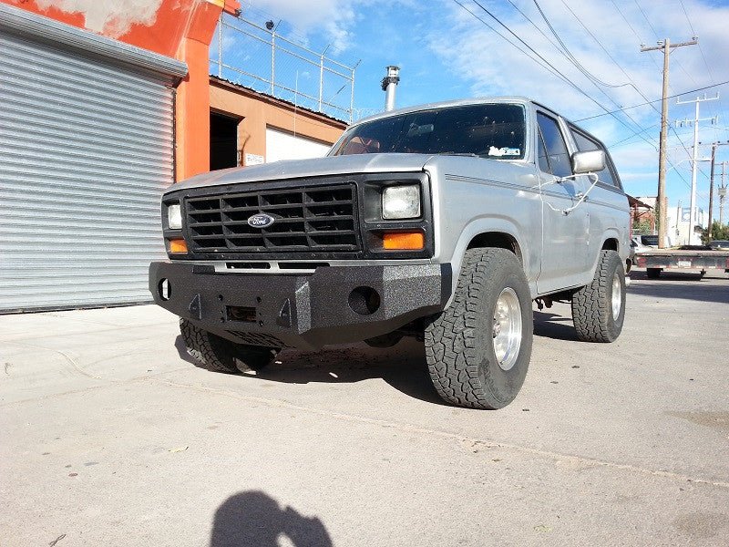 1980-1986 Ford Bronco Front Bumper - Iron Bull BumpersFRONT IRON BUMPER