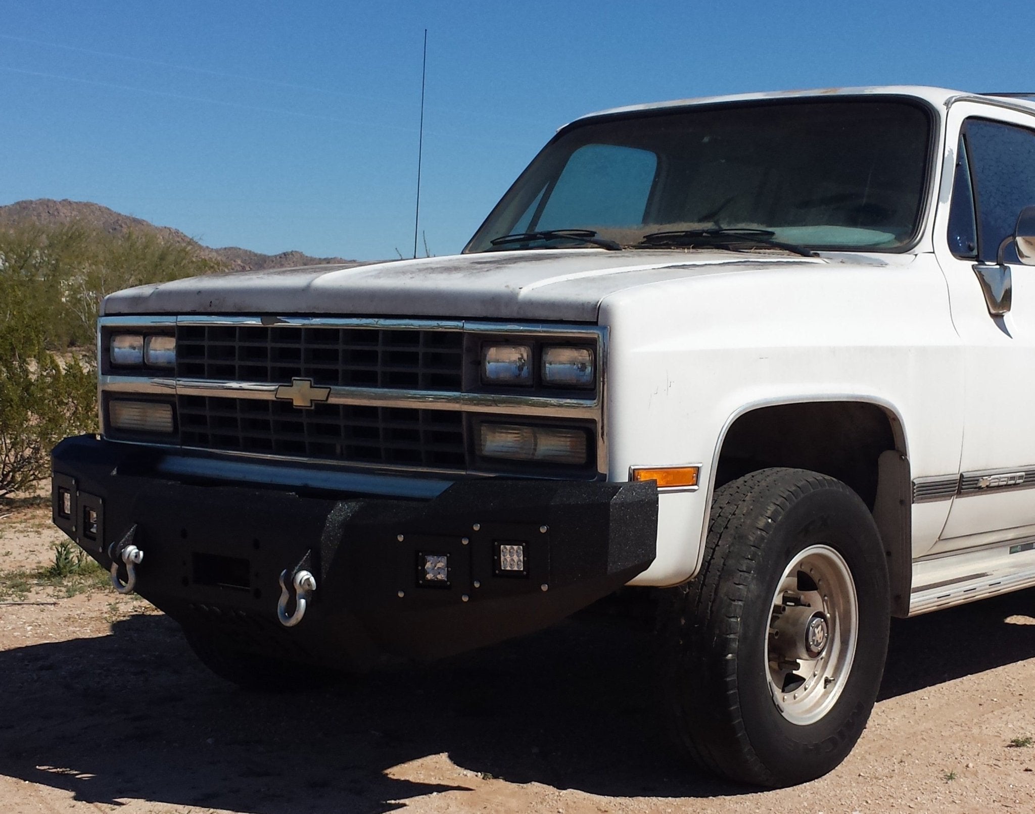 Chevy Truck Bumper 1981-1987 Chevrolet Silverado 2500/3500 Rear Bumper - Iron Bull Bumpers