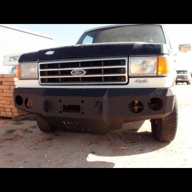 1987-1991 Ford F150 Front Bumper - Iron Bull BumpersFRONT IRON BUMPER