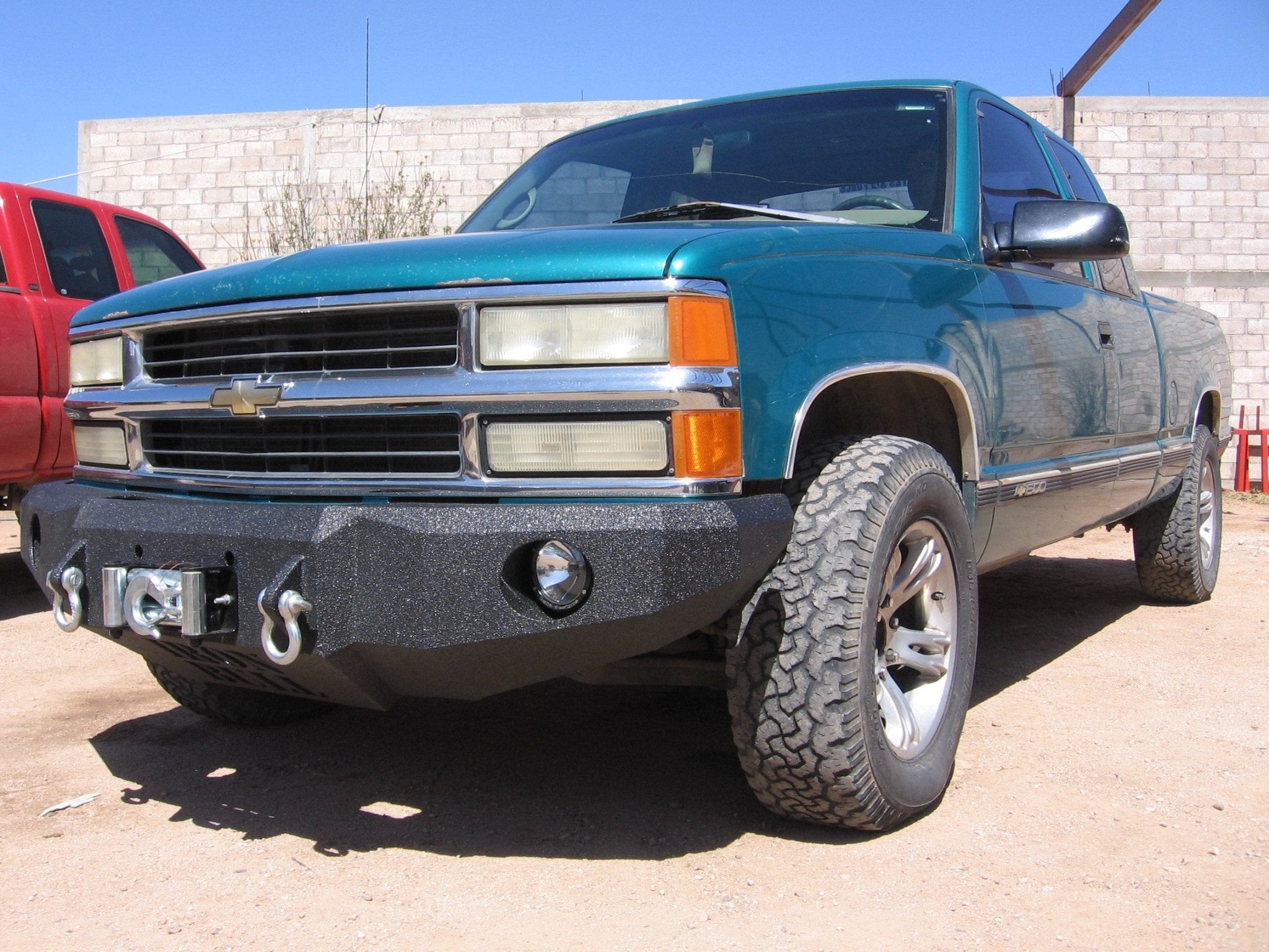 Chevy Truck Bumper 1988-1998 Chevrolet Silverado 1500 Rear Bumper - Iron Bull Bumpers