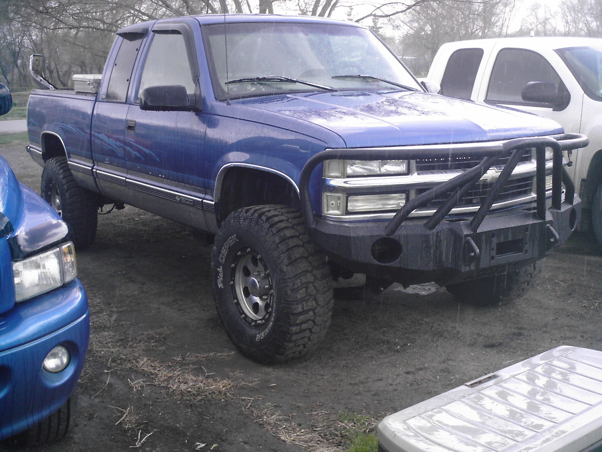 1995 Chevy 1500 Rear Bumper 1988-1998 Chevrolet Silverado 1500 Rear Bumper - Iron Bull Bumpers