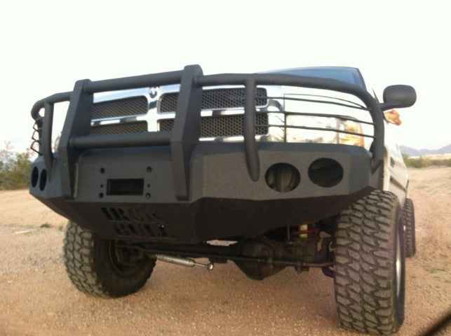 1994-2002 Dodge 2500/3500 Front Bumper - Iron Bull BumpersFRONT IRON BUMPER