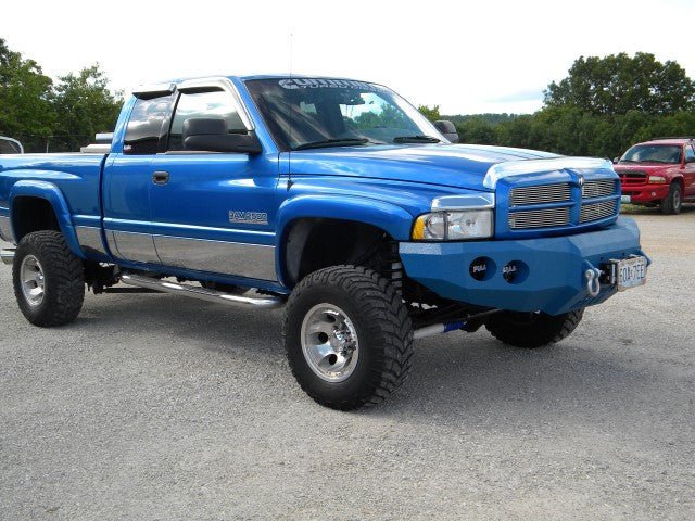 1994-2002 Dodge 2500/3500 Front Bumper - Iron Bull BumpersFRONT IRON BUMPER