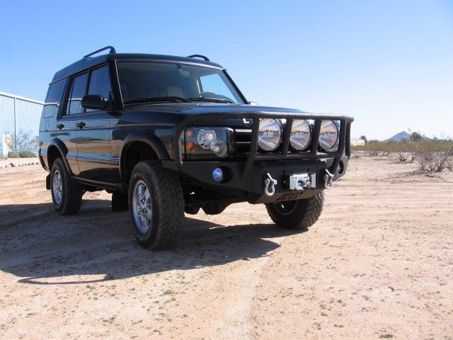 1995-2005 Land Rover Discovery II Front Bumper - Iron Bull BumpersFRONT IRON BUMPER