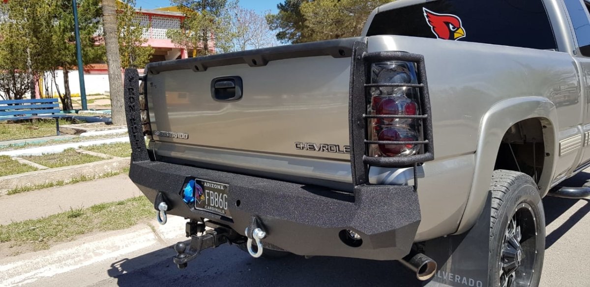 1999-2007 Chevrolet Silverado 1500 Rear Bumper - Iron Bull BumpersREAR IRON BUMPER