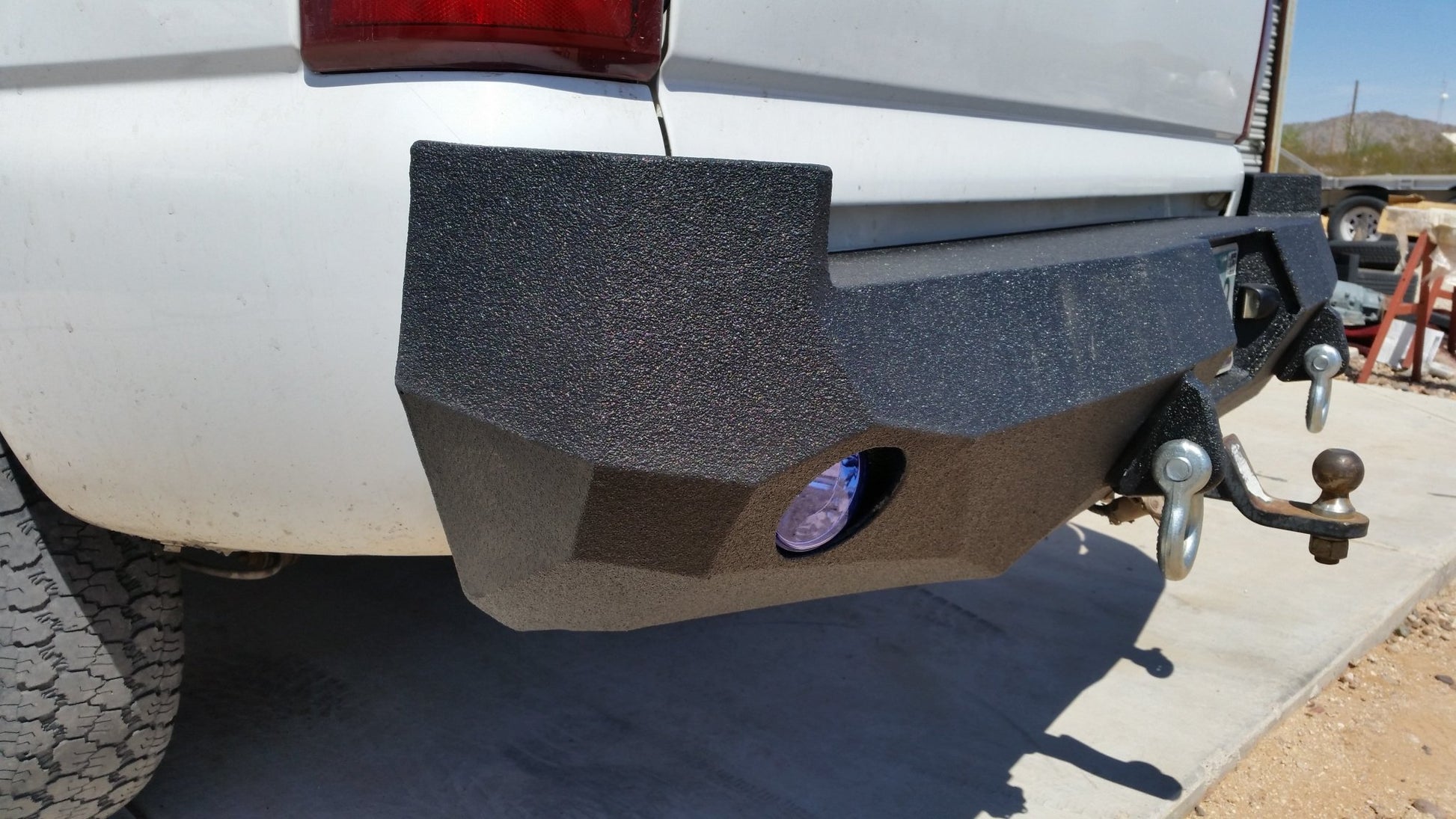 1999-2007 Chevrolet Silverado 1500/2500/3500 Rear Bumper - Iron Bull BumpersREAR IRON BUMPER