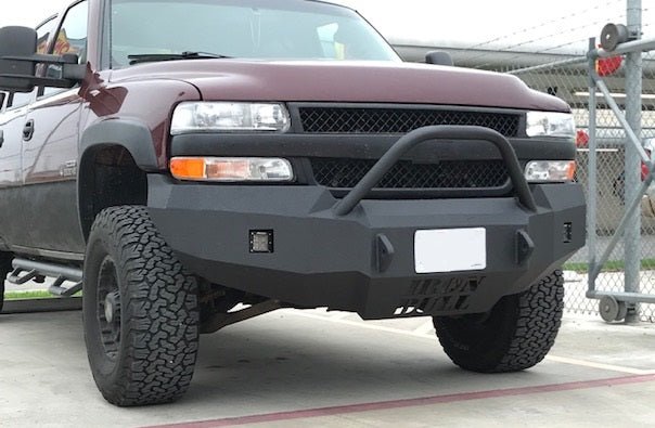 2000-2002 Chevrolet Silverado 2500/3500 Front Bumper - Iron Bull BumpersFRONT IRON BUMPER