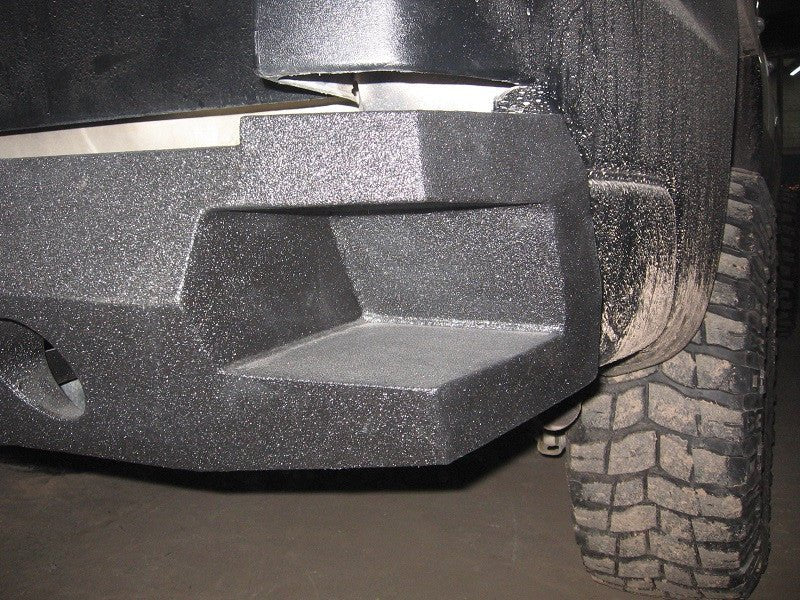 2002-2006 Chevrolet Avalanche Rear Bumper (CLADDED VERSION ONLY) - Iron Bull BumpersREAR IRON BUMPER