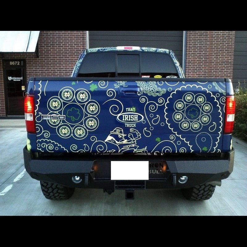 2004-2008 Ford F150 Rear Bumper | Parking Sensor Cutouts Available - Iron Bull BumpersREAR IRON BUMPER