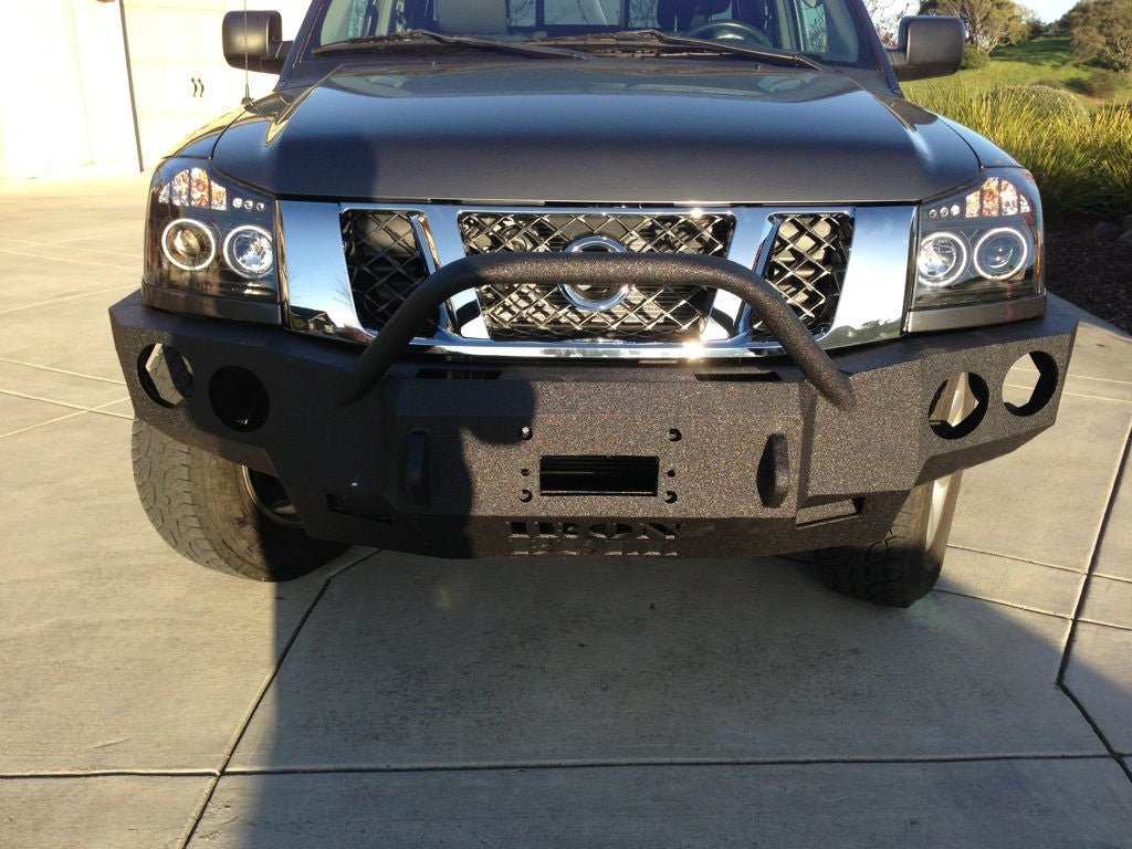 2004-2015 Nissan Titan Front Bumper - Iron Bull BumpersFRONT IRON BUMPER