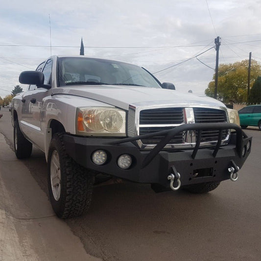 2005-2007 Dodge Dakota Front Bumper - Iron Bull BumpersFRONT IRON BUMPER
