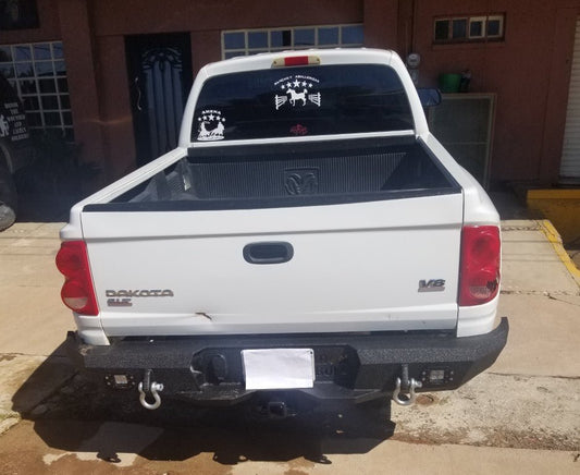 2005-2007 Dodge Dakota Rear Bumper - Iron Bull BumpersREAR IRON BUMPER