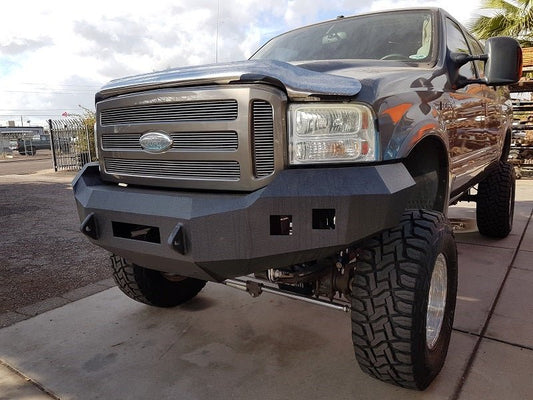 2005-2007 Ford Excursion Front Bumper - Iron Bull BumpersFRONT IRON BUMPER