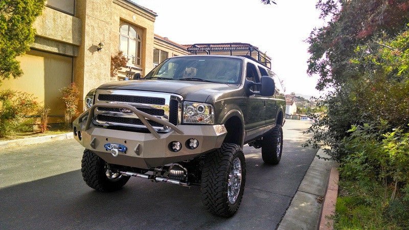 2005-2007 Ford Excursion Front Bumper - Iron Bull BumpersFRONT IRON BUMPER